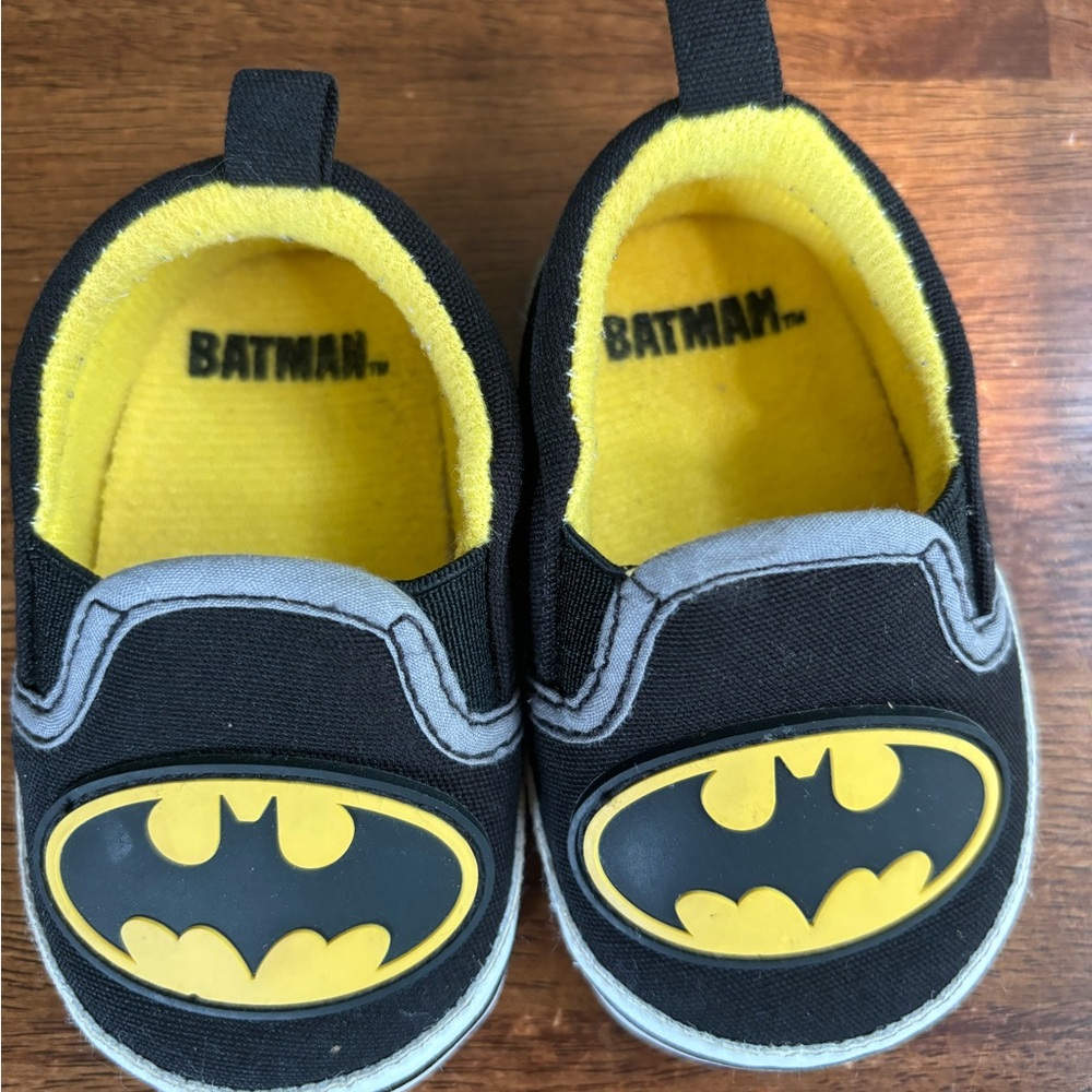 Batman baby infant first shoes, crib shoes